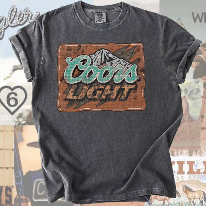 C light leopard vintage tee or sweatshirt for wholesale by Gunpowder and lace wholesale