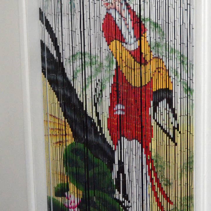 Bamboo Beaded Curtain Fairy lady 90 strands room partition for wholesale by Bamboo54