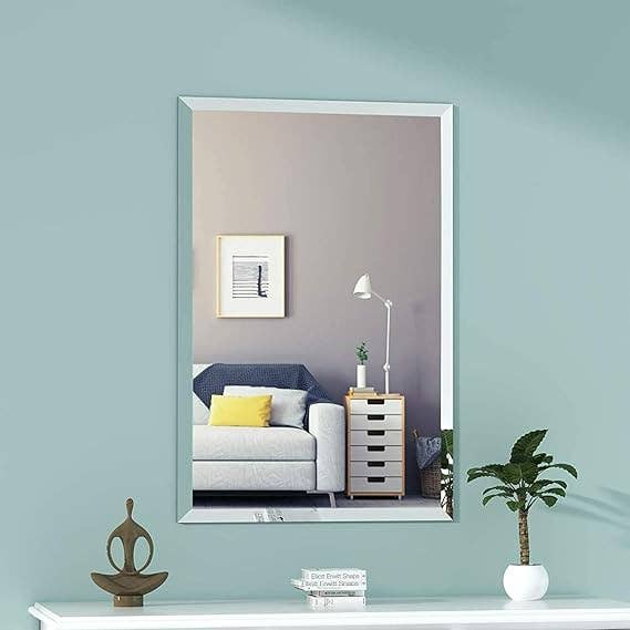 Rectangle Bevelled Corner Mirror 50x70Cm for wholesale by DEENZ