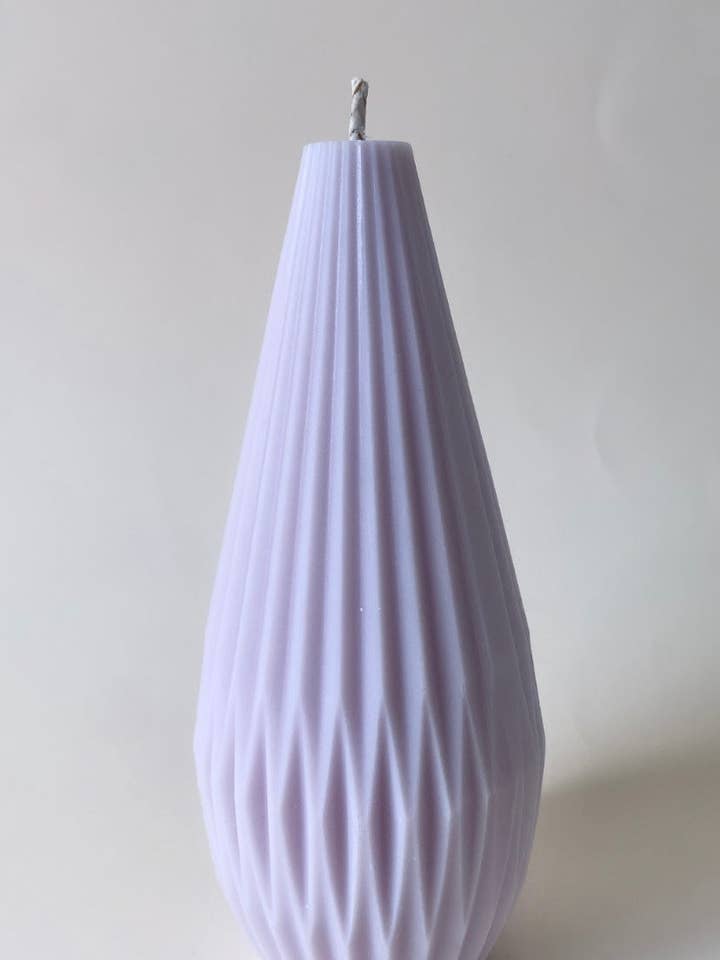 Purple Tall Lantern Candle for wholesale by The Ambient Company