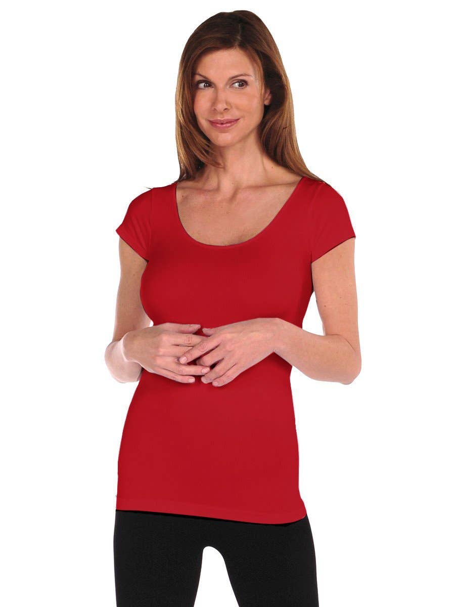 TINA Stephens Italy/Tees By Tina - Wholesale T-Shirt - Women's - Seamless Cap Sleeve (400CS)25