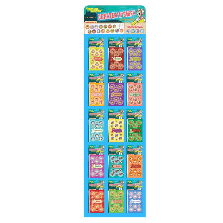 JFL Enterprises - Wholesale Sticker - Kids & Baby - Scratch & Sniff Sticker No.4 Floor Assortment