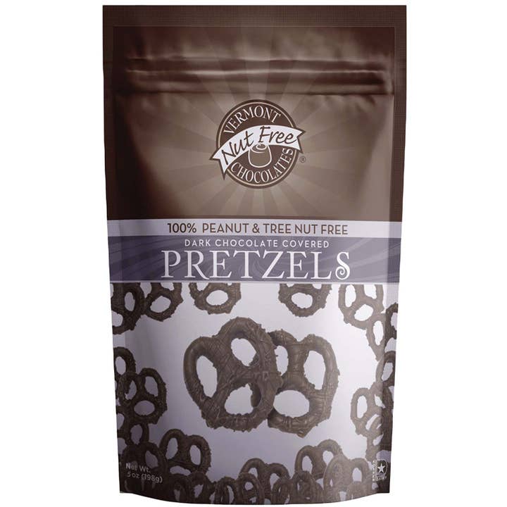 Vermont Nut Free Chocolates - Vente Friandises enrobées de chocolat - Bretzels Mini-Twist enrobés de chocolat4
