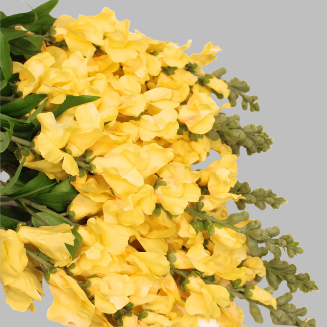 Realistic Artificial Flowers - Wholesale Artificial Flowers - Yellow Snapdragon  - Realistic Artificial Flowers2