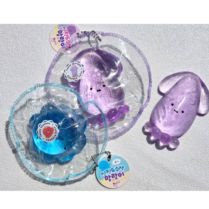 K-Wonderland - Wholesale Squishy Toy - Kids & Baby - Fresh Seafood Squishy Toy – Marine Friends Series8