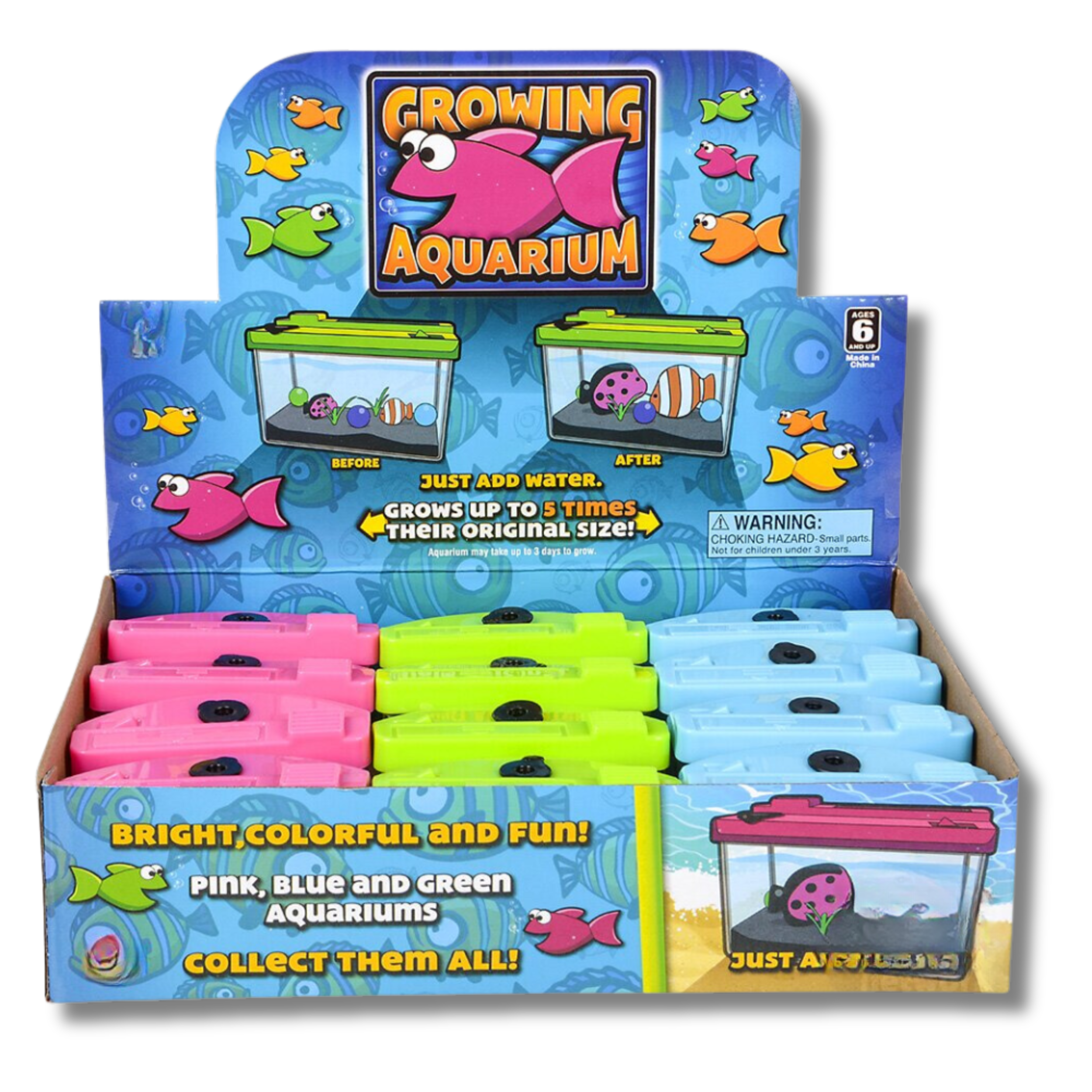 Pagdee Kids Juniors - Wholesale Classic Toy - Kids - Holiday Décor Growing Water Aquarium Themed Kids Toy3