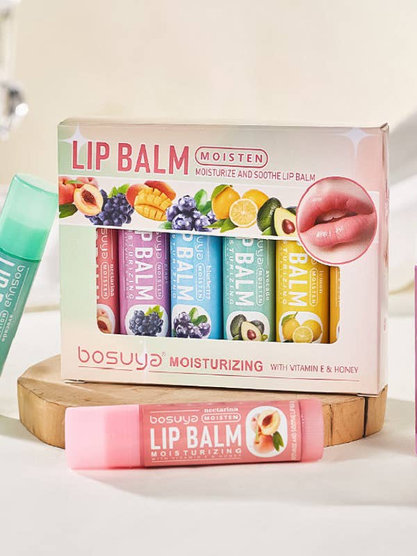 .....1014 Moisturizing Lip Balm 6pc Set (Set price $3.90) for wholesale by 42POPS