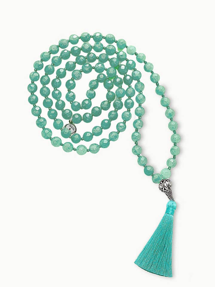 Mala en aventurine Sivalya Créativité et abondance pour la vente par Sivalya