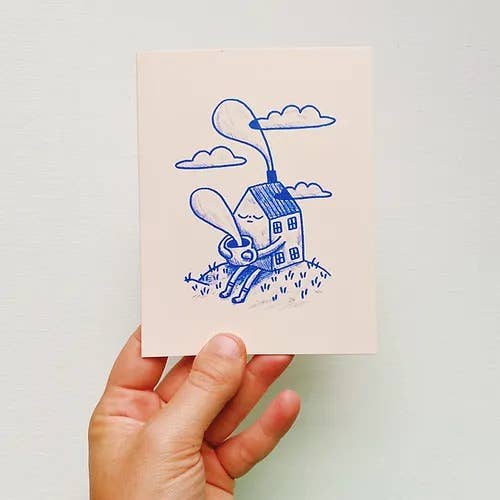 Allison Mckeen Art - Wholesale Everyday Greeting Card - card - house