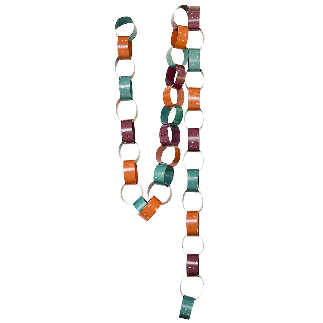 Hootyballoo by Club Green - Wholesale Christmas Decoration - Star Paper Chains - Pack of 481