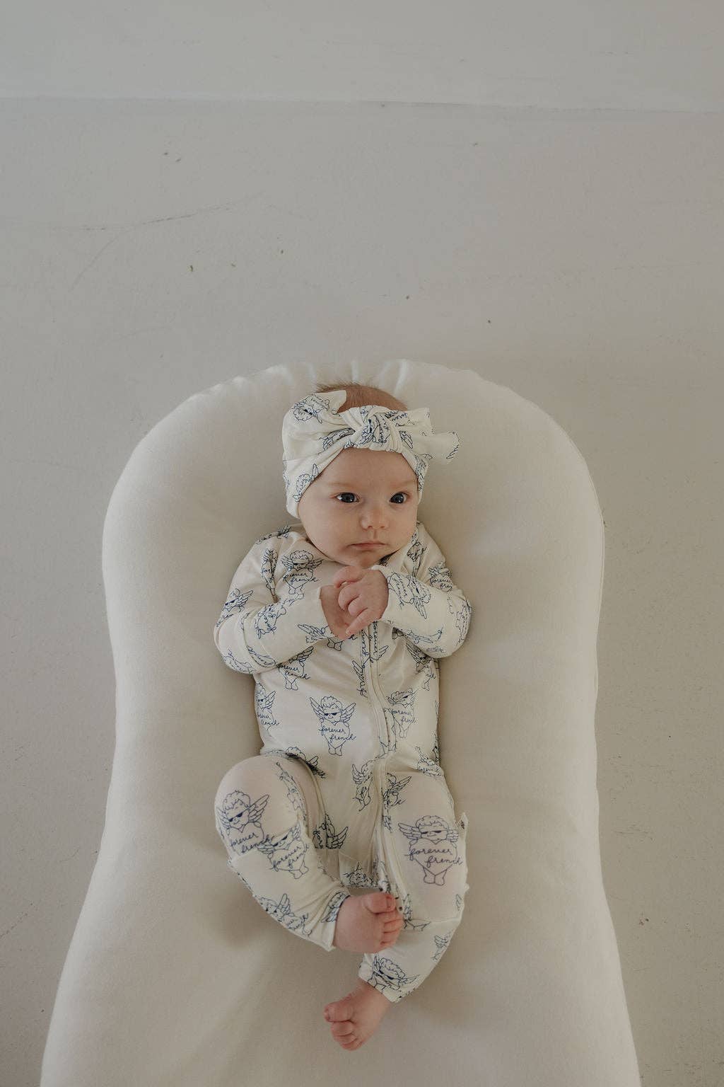 Forever French Baby - Wholesale Sleepsuit - Baby - Bamboo Zip Pajamas | ff Los Angeles3