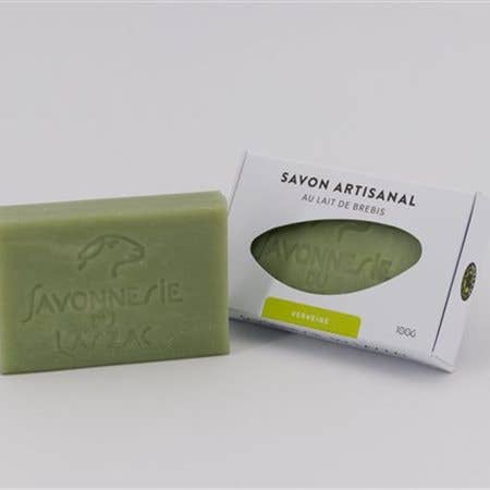 Savonnerie du Larzac – Großhandel Feste Seife – Verbene Schafsmilchseife1
