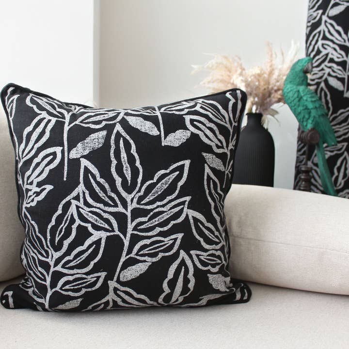 DECOSTARS - CmaDECO - Wholesale Chair Cushion - Removable cushion cover, 40x40cm, pattern, chambray cotton10