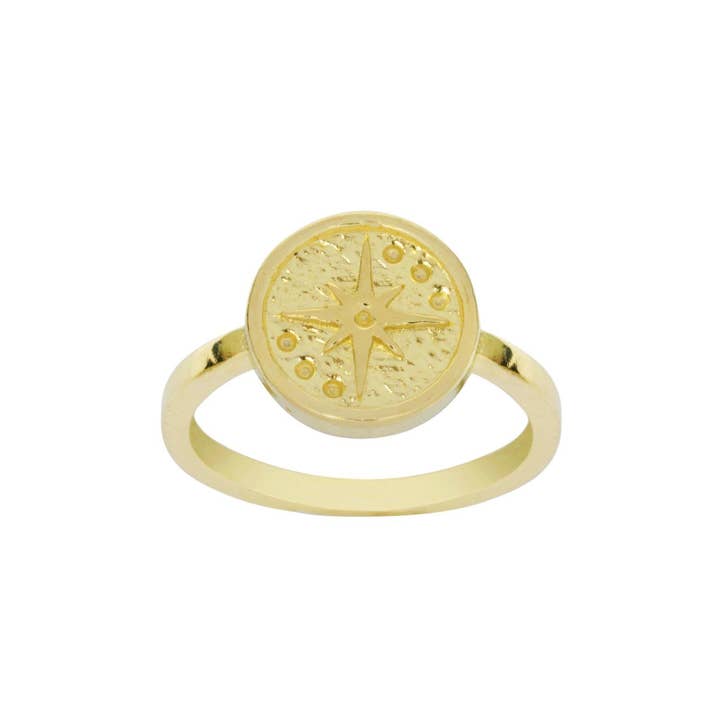 Eight Pointed Star Ring for wholesale by Katie Dean