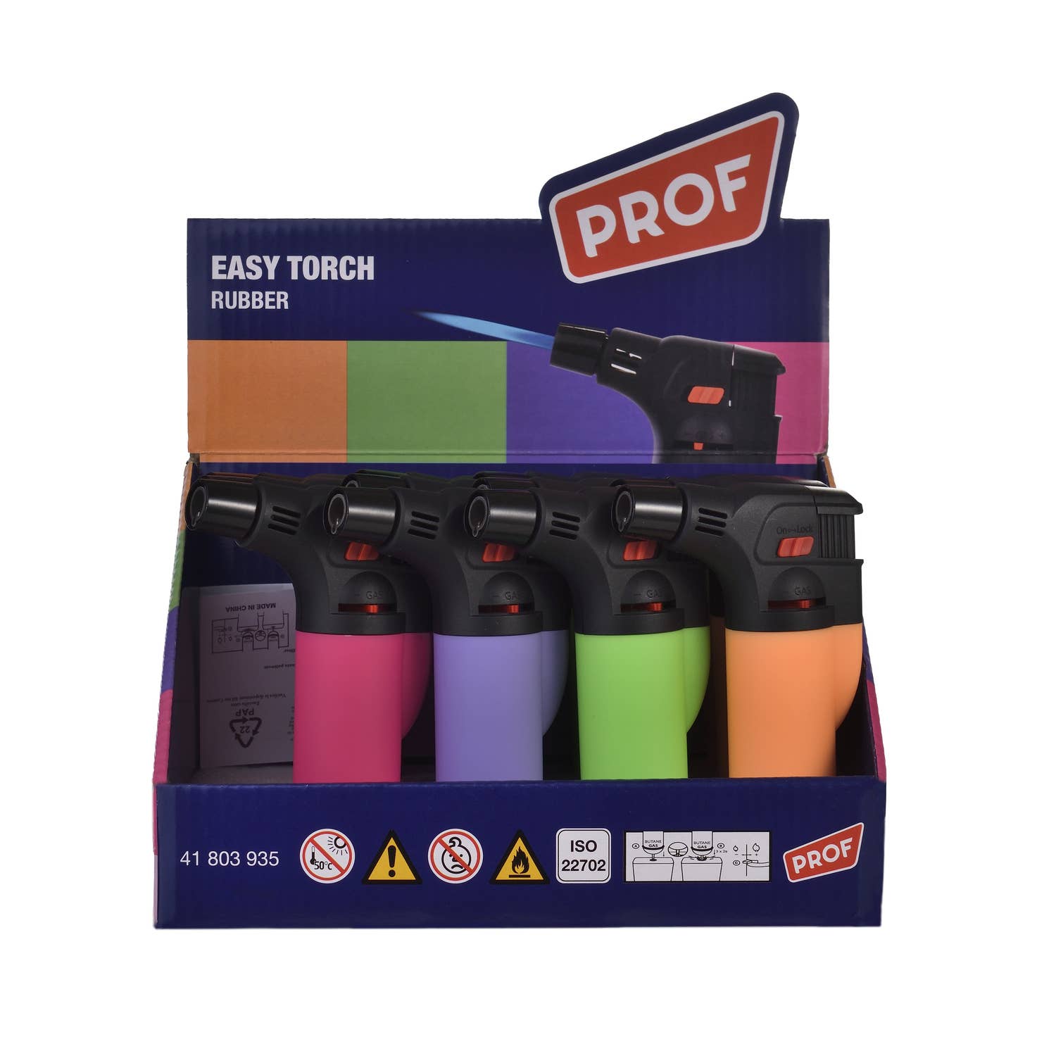 Champ by Polyflame – wholesale Tändare – PROF Easy Torch Rubber Blueflame - DL-12, påfyllningsbar gaslåga3