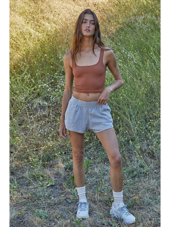 By Together - Wholesale Tank Top - Women's - S1052N | High Quality Seamless Sleeveless Square Neck Top4