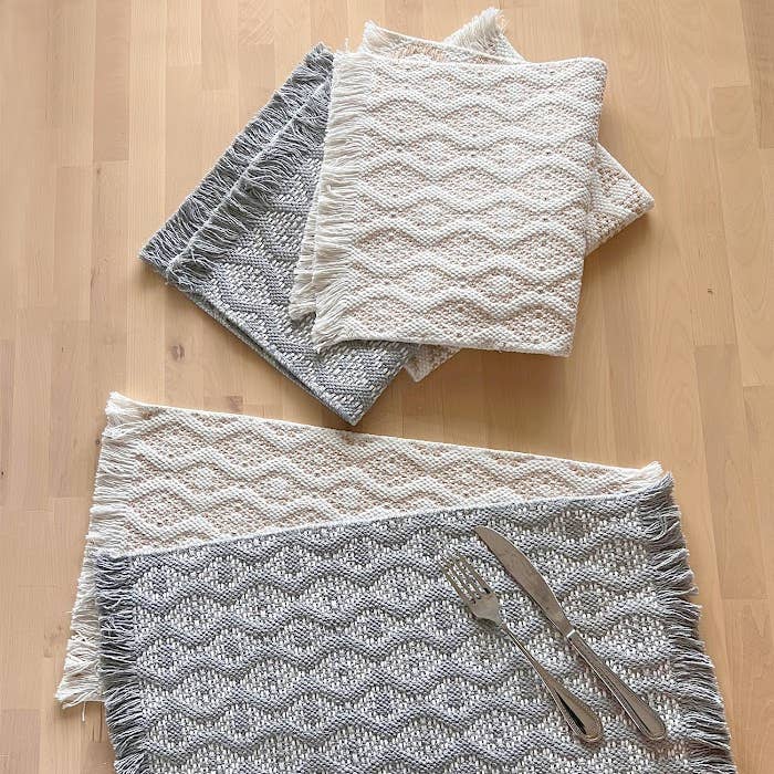 Tovaglietta tessuta Diamond Design per la vendita all'ingrosso da parte di Fennco Styles