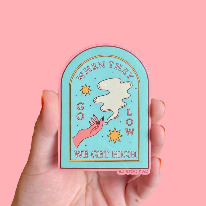 Go Low, Get High Sticker and other Purchase Wholesale joint. Free Returns & Net 60 Terms on Faire trending on Faire.