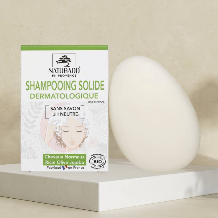 Ecocert Organic Dermatological Solid Shampoo 85 gr PACK OF 2 for wholesale by NATURADO EN PROVENCE