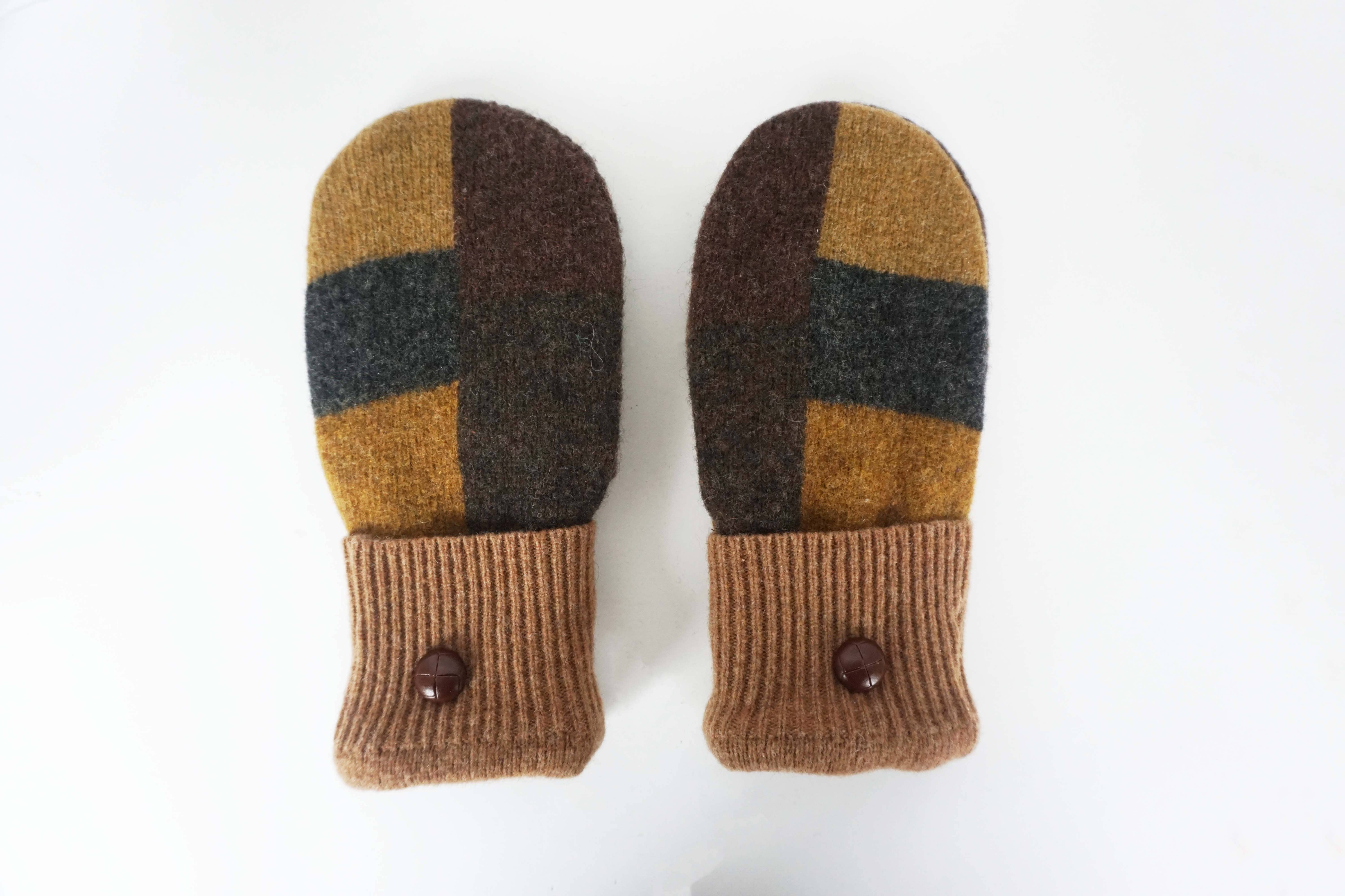 One Stitch Away - Wholesale Mittens - Women's - Felted Wool Mittens – Handmade, Upcycled & Lined for Warmth3