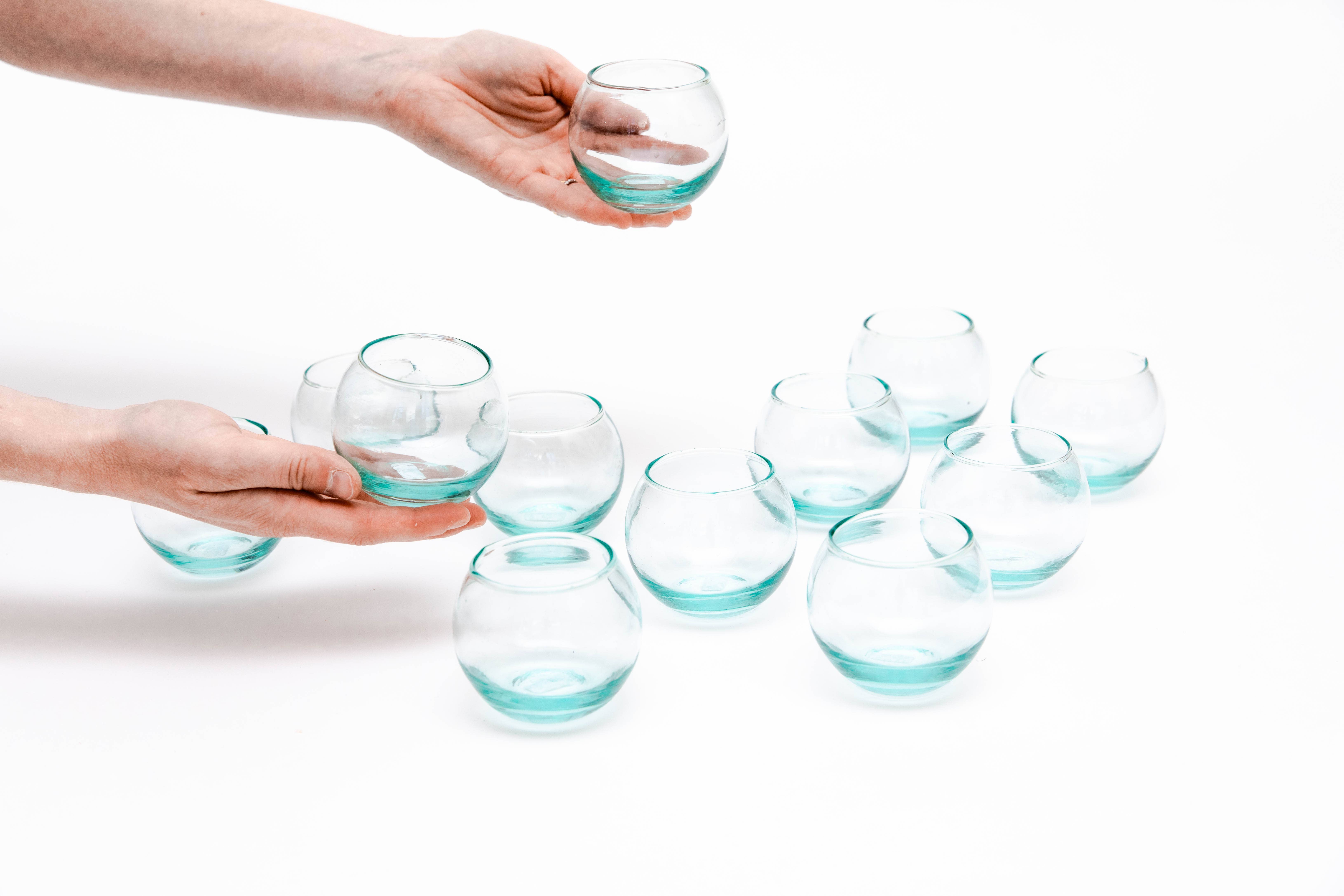 Voyage - Wholesale Candle Holder - Mini Round Votive Candle/ Glass - S (24)11