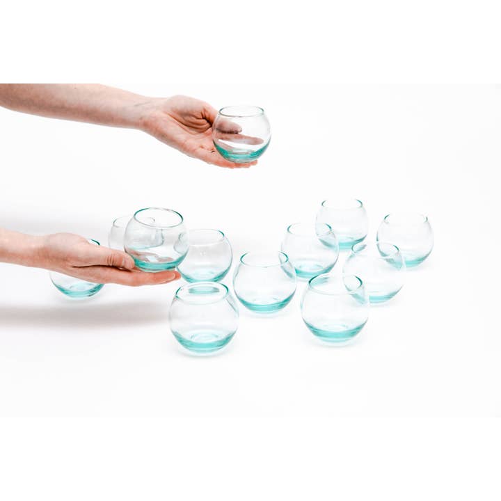 Voyage - Wholesale Candle Holder - Mini Round Votive Candle/ Glass - S (24)11