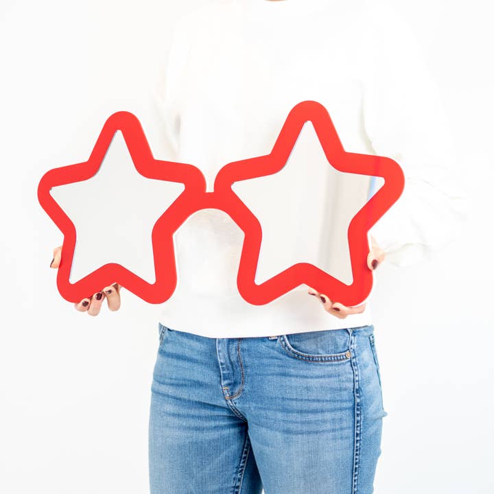 Occhiali da sole Star Eyes | Arte acrilica | Specchio decorativo da parete per la vendita all'ingrosso da parte di 4ArtWorks