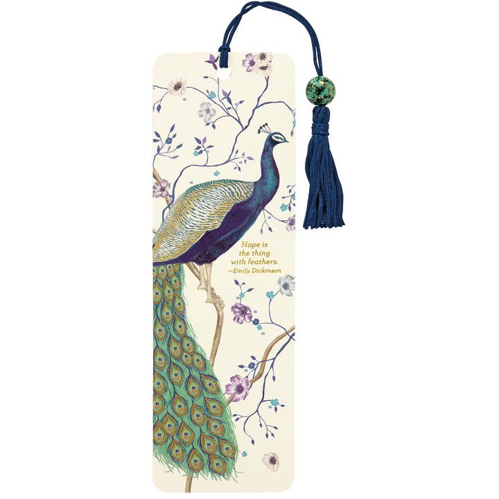 Peter Pauper Press - Wholesale Bookmark - Peacock Beaded Bookmark