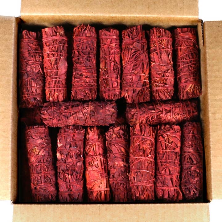 Designs by Deekay Inc. - Wholesale Smudge Stick - Dragons Blood Sage Smudge Stick (4 in.)
