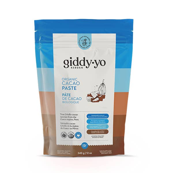 Cacao Paste, Organic, Ceremonial Grade, Allergen Free for wholesale by Giddy Yo