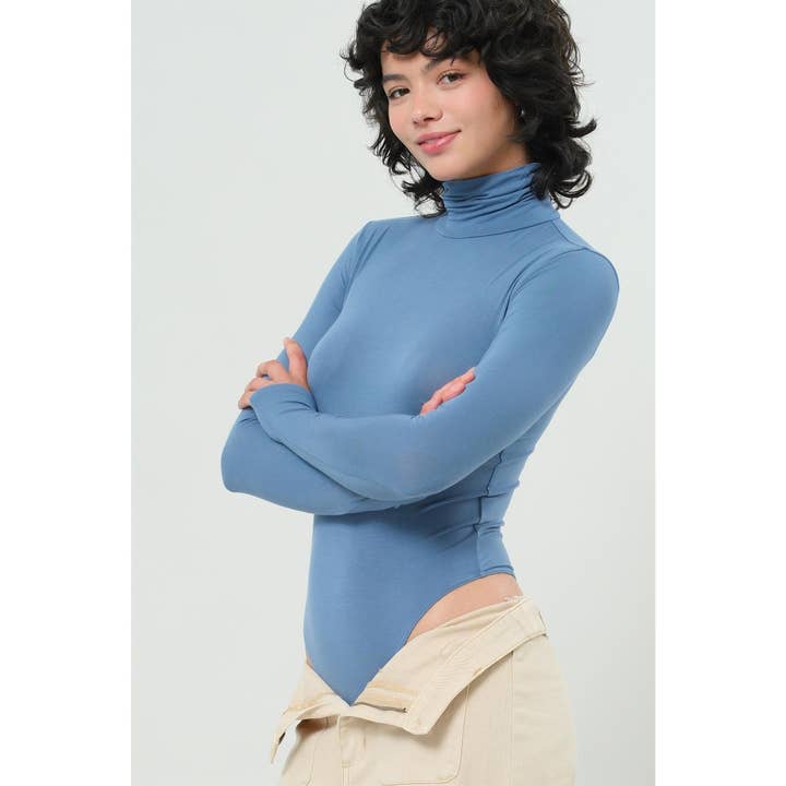 HYFVE - Wholesale Bodysuit - Women's - Long Sleeve Turtleneck Bodysuit