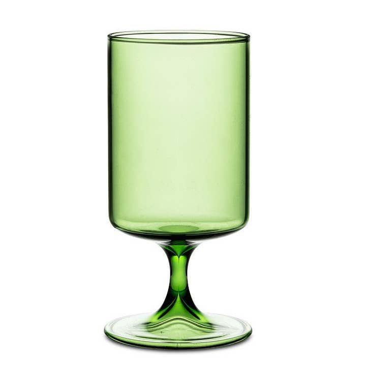 Short Stem All Purpose Glass-Green-6"H(12oz) for wholesale by Abbott