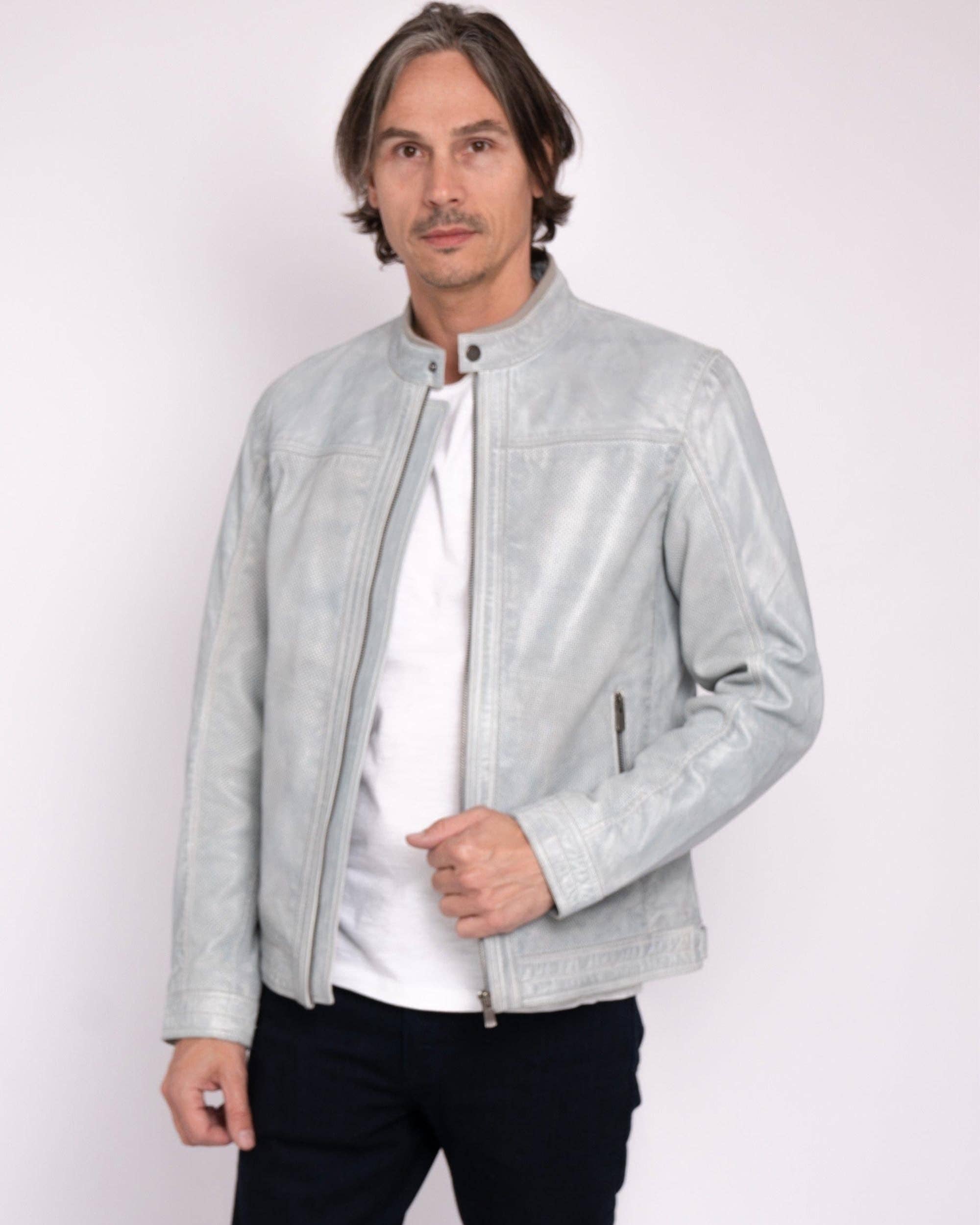 Amsterdam Heritage Men's - Wholesale Leather Jacket - Men's - Miller | Men's Rugged Urban Leather Jacket12