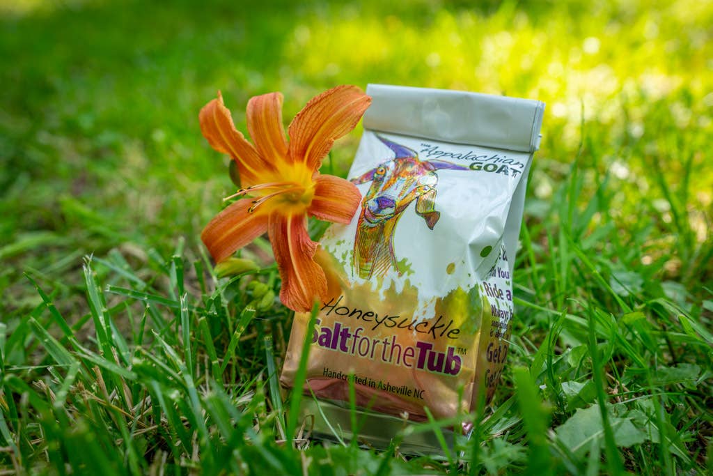 The Appalachian Goat - Wholesale Bath Salts - Honeysuckle Goats Milk Bath Salts3