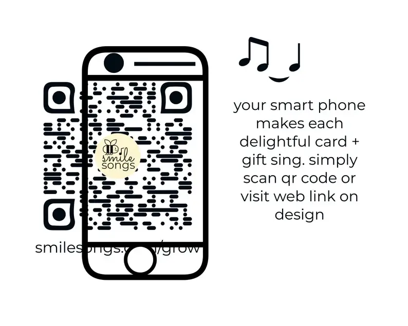 Smile Songs - Wholesale Love Card - I Can't Spell Luv Without U Valentines Day QR Code Card6