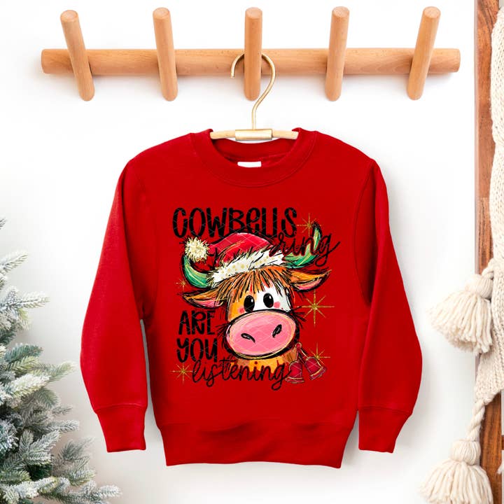 K and M Designs - Wholesale Sublimation Transfer - Cowbells Ring Are You Listening Gold Stars DTF Transfer