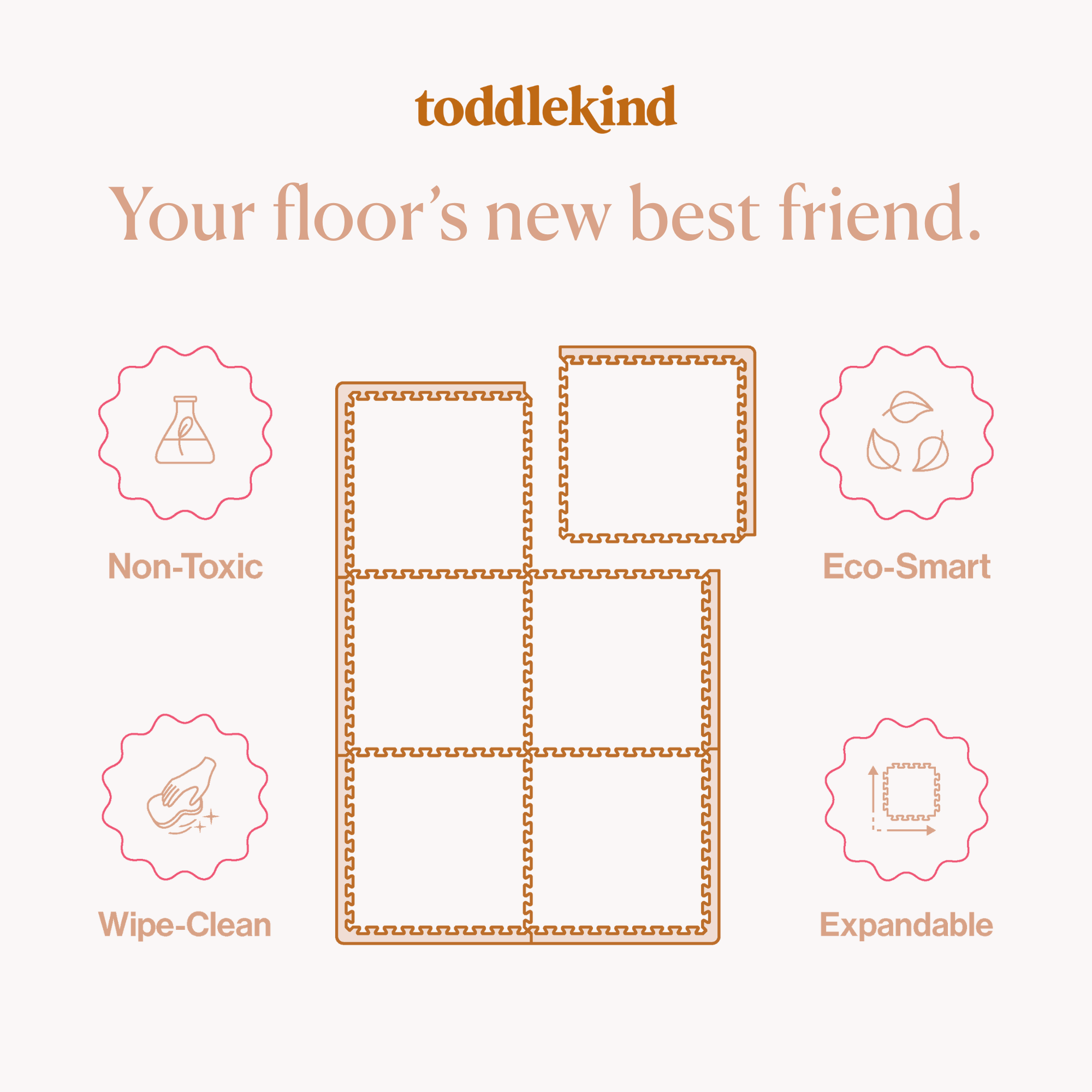 Toddlekind – wholesale Play mat – Kids & baby – Haven Playmat | Kyte - Mocha9