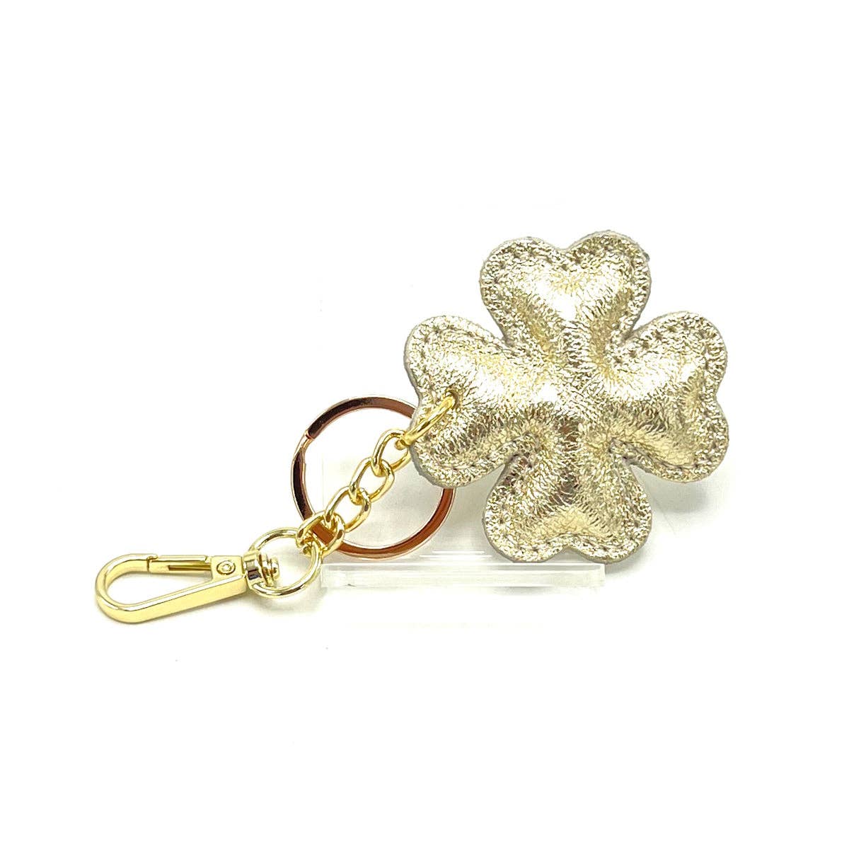 Suie Valentini srl - Wholesale Keychain - Women's - Genuine leather key chain, Lucky leaf, art. PO04LA1