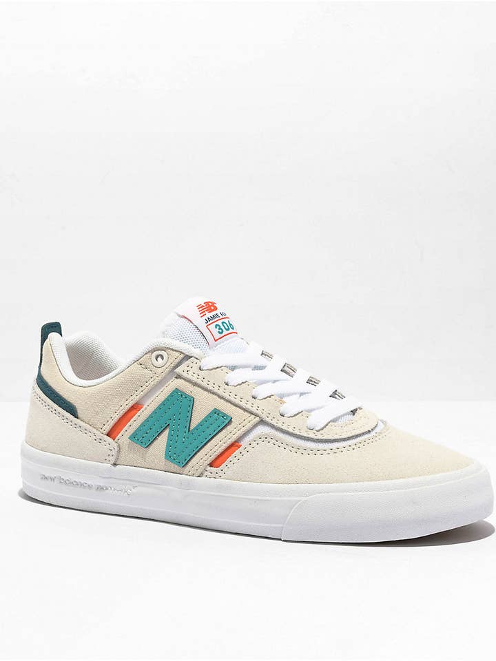 Rat City Skate Shop - Wholesale Lifestyle Sneakers - Men's - New Balance Numeric Jamie Foy 306 White / Green Shoe - 306zub