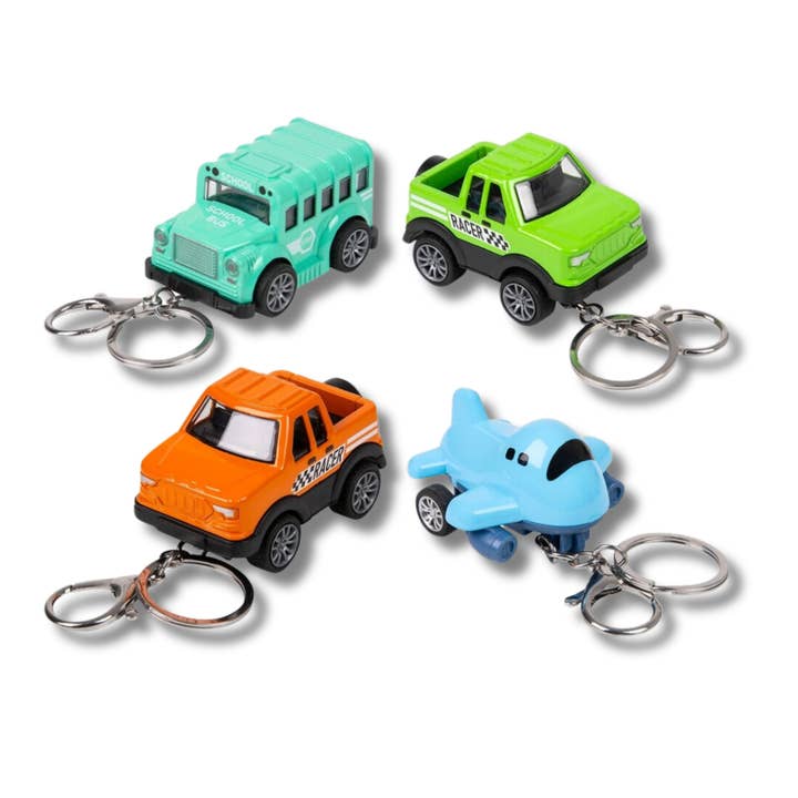 PR GROUPS LLC - Wholesale Keychain – Child - Mini Racing Vehicle Keychain Toy - Assorted3