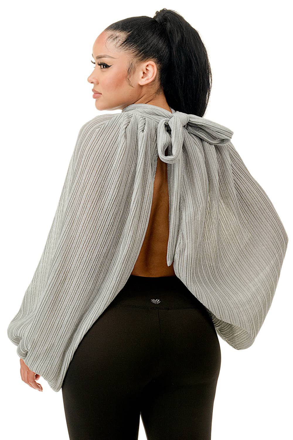 Ariel USA - Wholesale Blouse - Women's - Voluminous Balloon Sleeve Blouse5