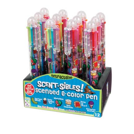Geddes - Wholesale Pen - Scent-sibles Scented 6-color Pen 12/dsp