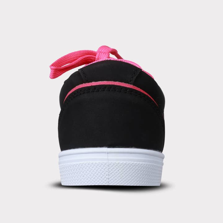 Black Mika Youth Girls Lace-Up Shoe for wholesale on Faire7