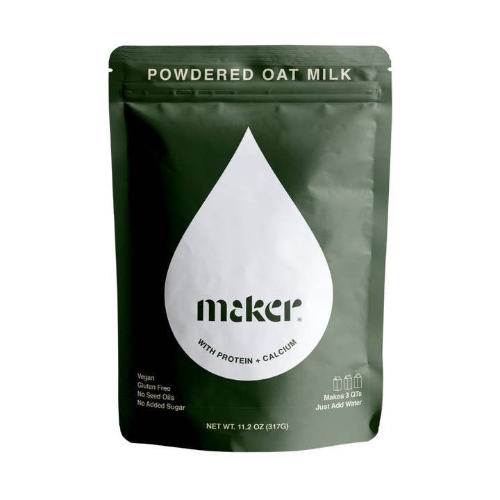 Maker - Wholesale Non-Dairy Milk - Powdered Oat Milk (3qt) Organic Oats, Protein and Calcium.0