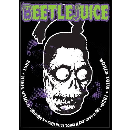 Ata-Boy - Wholesale Magnet - Beetlejuice Shrunken Head Magnet 2.5" x 3.5"
