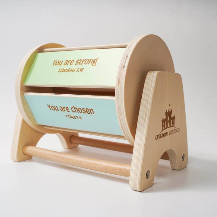 Kingdom Come Co. - Wholesale Wood Toy - Kids - Devotion Wooden Drum - Kids Toy4