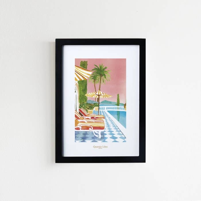 Quartier Libre Papier - Wholesale Art Print - A5 Poster The Pool Free Zone0