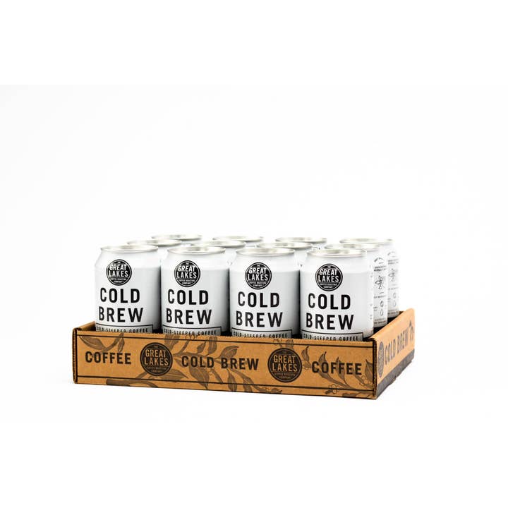 Great Lakes Coffee Roasting Company - Wholesale Iced Coffee/Cold Brew - Cold Brew Coffee 12oz Cans