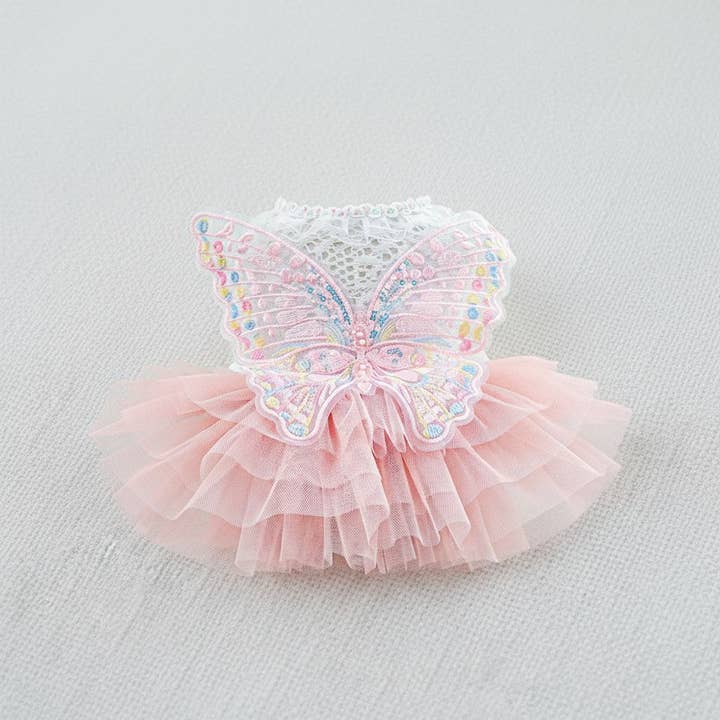 Charming Butterfly Tulle Pet Dress for wholesale by kapeit