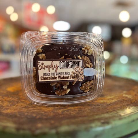 Simply Delightful - Wholesale Fudge - *Chocolate Walnut Fudge 7oz0